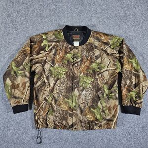 Stearns Dry Wear Camo‎ Realtree Snap Jacket Men's Size Large Hunting Outdoors